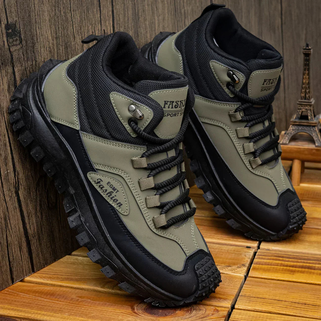 Men’s Work Hiking Boots – Waterproof, Non-Slip, Puncture and Smash Resistant, Wide Toe, Arch Support – Ideal for Daily Wear and Outdoor Adventures