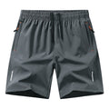 Men's Casual Solid Color Zipper Pocket Shorts – Summer Essential